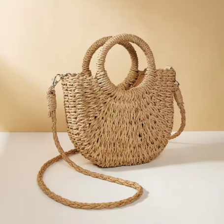 Bolso de Mimbre Tejido