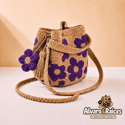 Bolso de Ganchillo Hecho a Mano